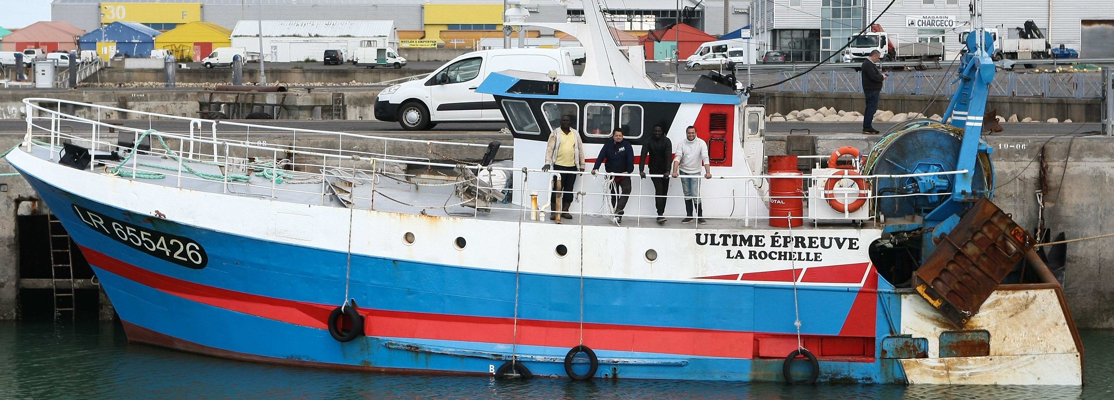 Chalutier L'Ultime Épreuve, port de pêche de La Rochelle. Photo Romuald Augé - FROM Sud-Ouest.