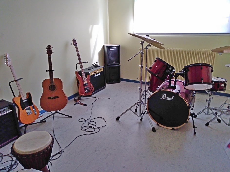 La salle de Musique insonorisée. Photo PY Larrieu - LMA La Rochelle.