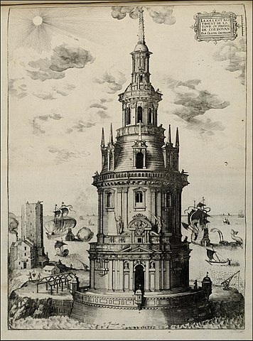 Dessin 1655 - phare de Cordouan