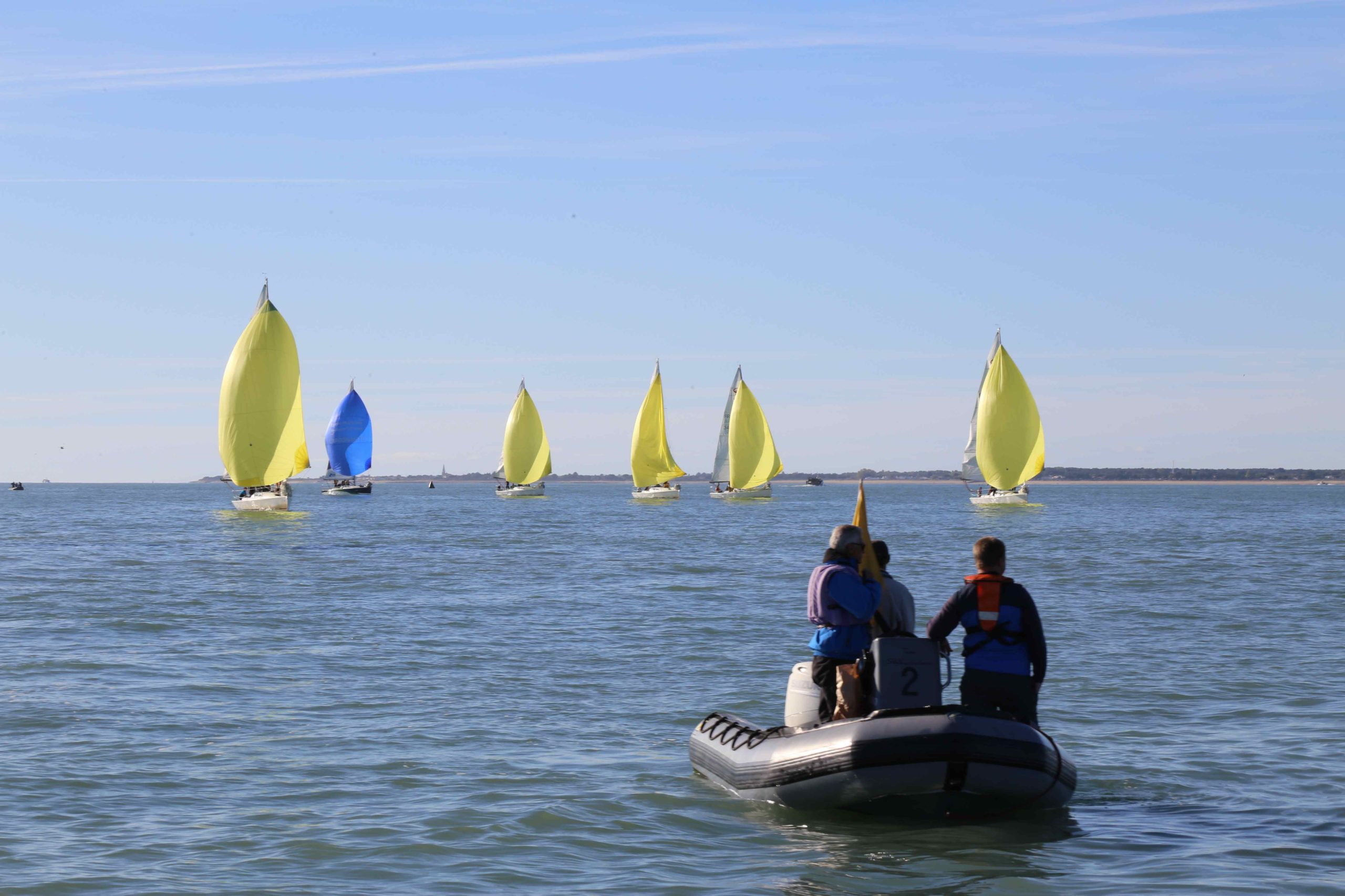 Défi voile 2018. Sous spi.